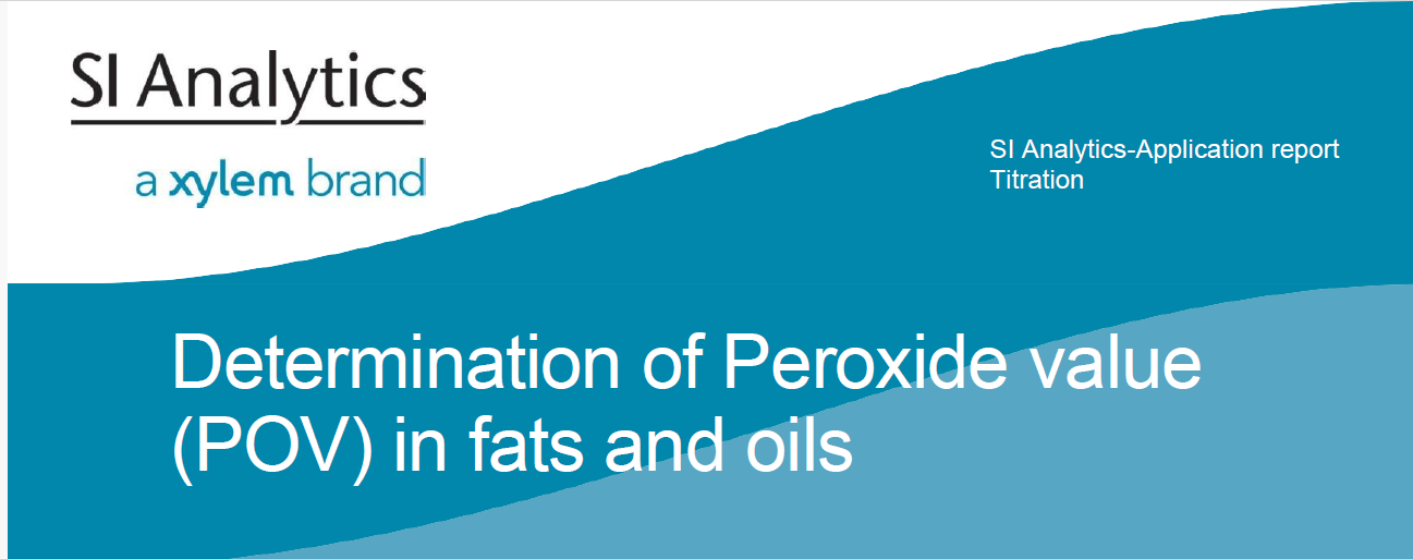 redox titration , peroxide value